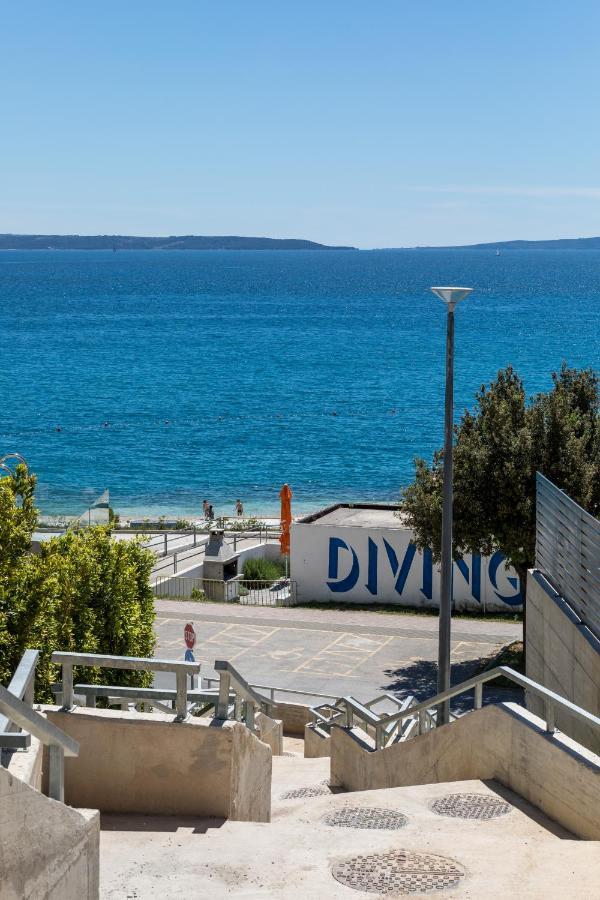 Elysian Zen Luxury Apartment - Two Bedroom Apartment With Terrace And Sea View Split Eksteriør bilde